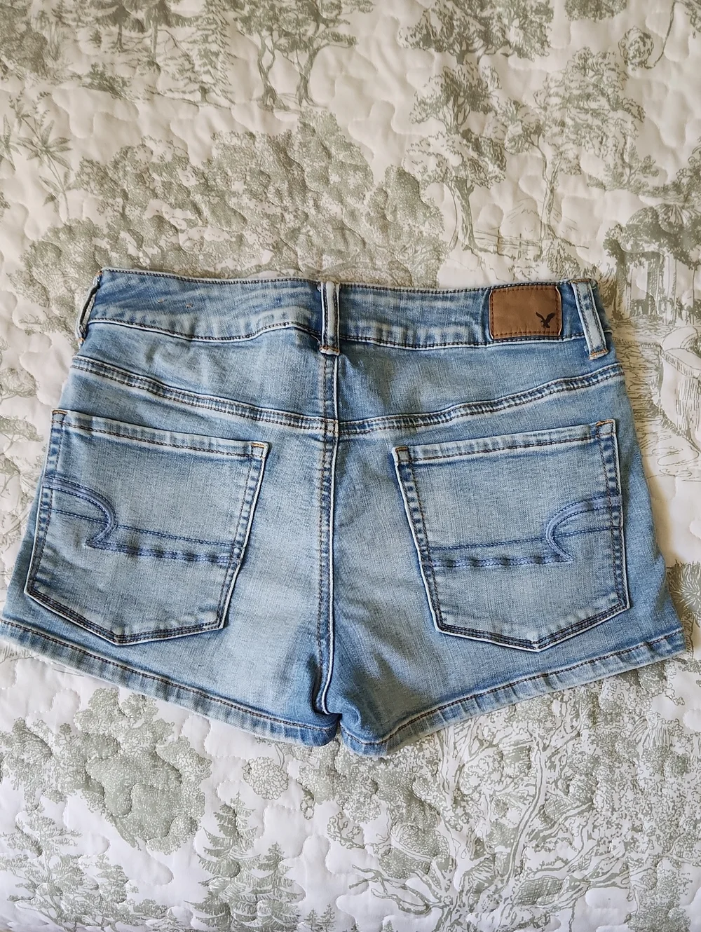 American Eagle Hi-Rise Shortie Shorts